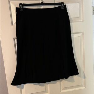 Briggs New York Classic Black A-Line Skirt